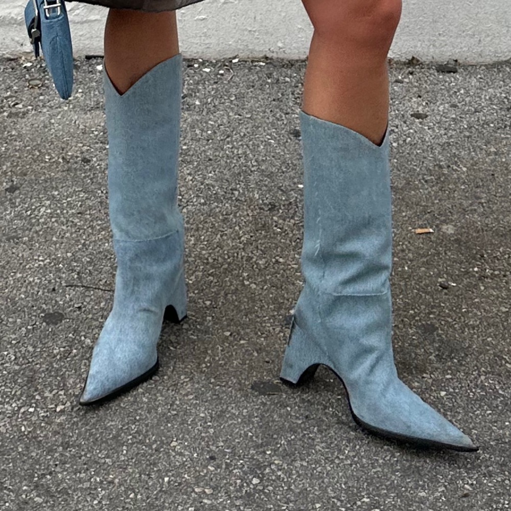 Coperni Denim Boots